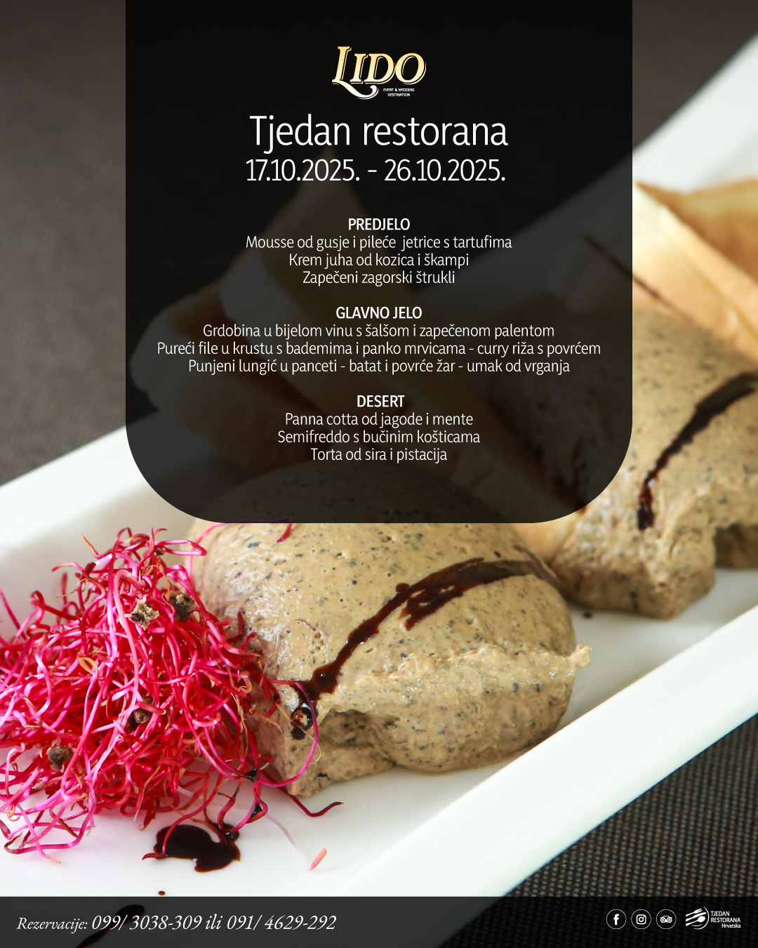 Tjedan restorana – meni