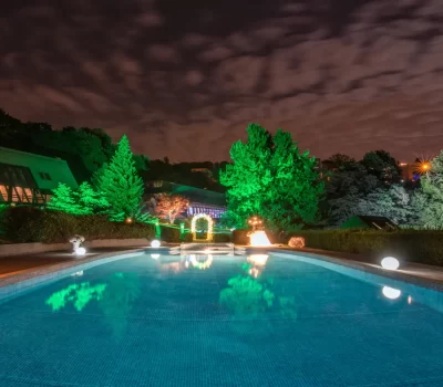 Marincel - bazen noću