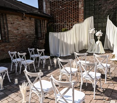 Set up za vjenčanje dvorište Heart